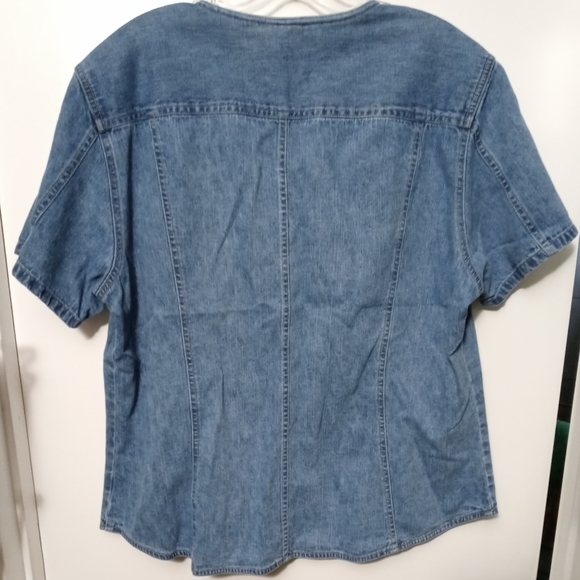 🌅🐎 CROSSROADS WOMEN JEAN TOP. - Picture 3 of 8